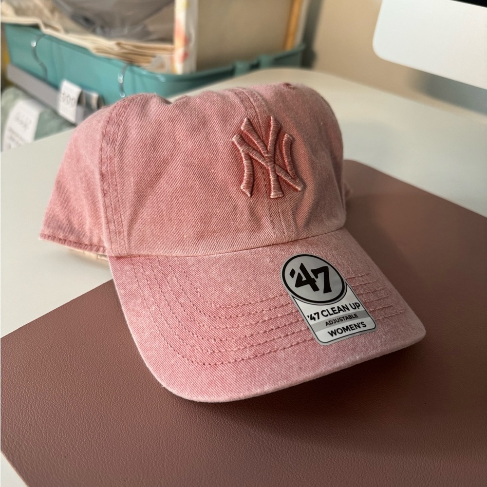 '47 New York Yankees Adjustable Strap Pink Hat NWT